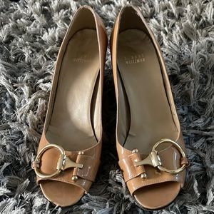 Stuart weitzman wedge heeled shoes 7